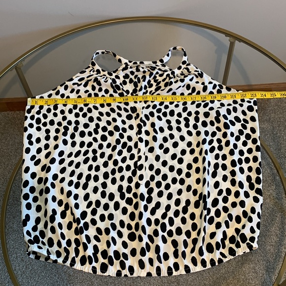 Ann Taylor Loft Flowy Polka Dot Top - Picture 7 of 16